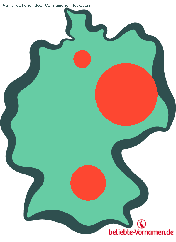 Verbreitung des Vornamens Agustin