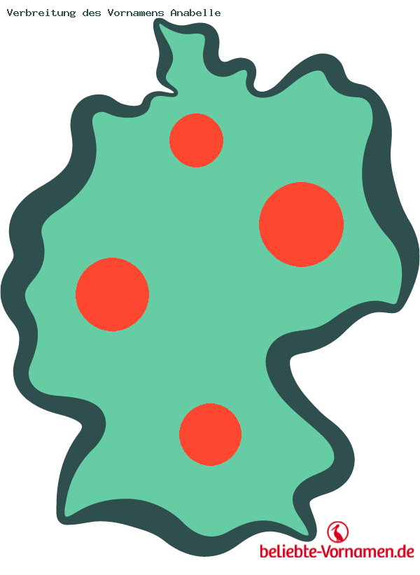 Verbreitung des Vornamens Anabelle