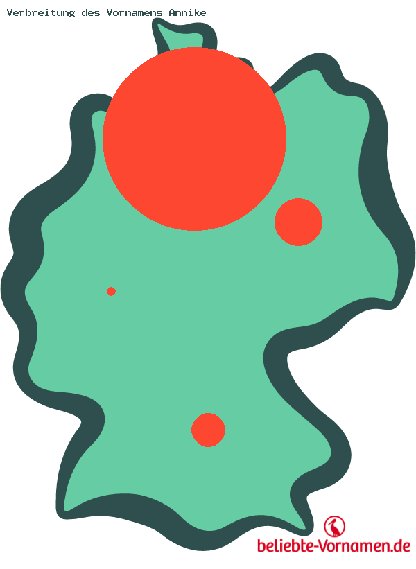 Verbreitung des Vornamens Annike