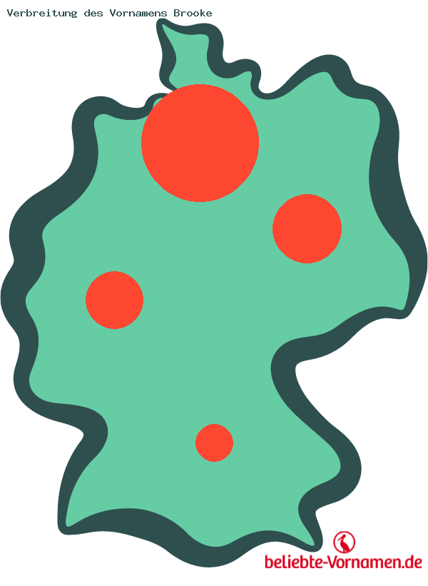 Verbreitung des Vornamens Brooke