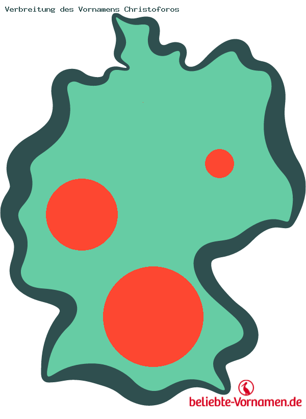 Verbreitung des Vornamens Christoforos