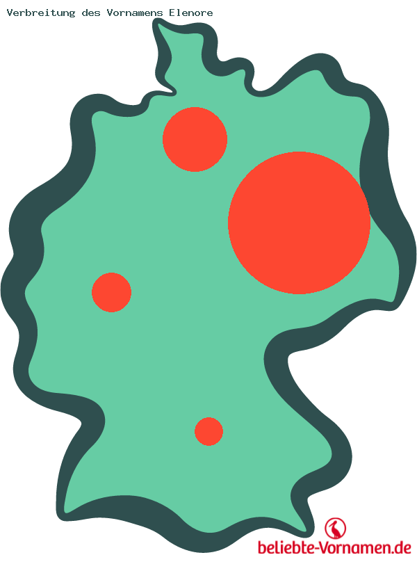 Verbreitung des Vornamens Elenore