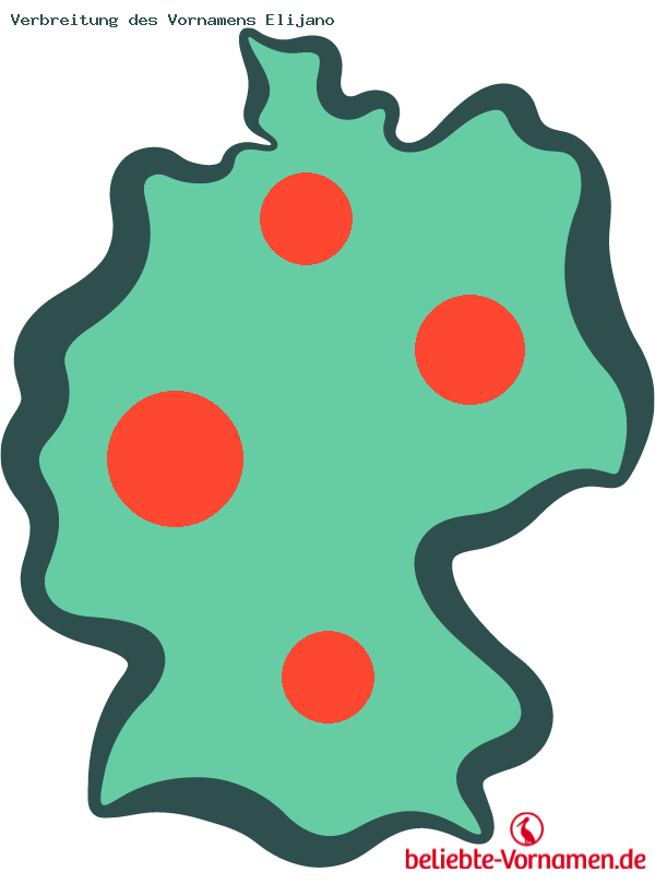 Verbreitung des Vornamens Elijano