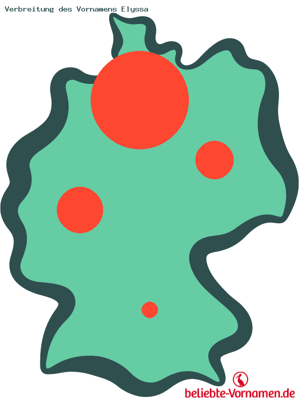 Verbreitung des Vornamens Elyssa