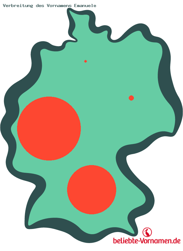 Verbreitung des Vornamens Emanuele