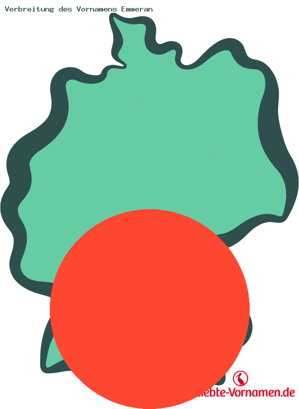 Verbreitung des Vornamens Emmeran