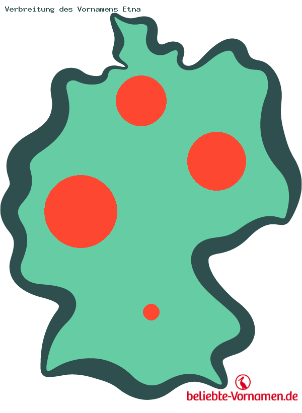 Verbreitung des Vornamens Etna