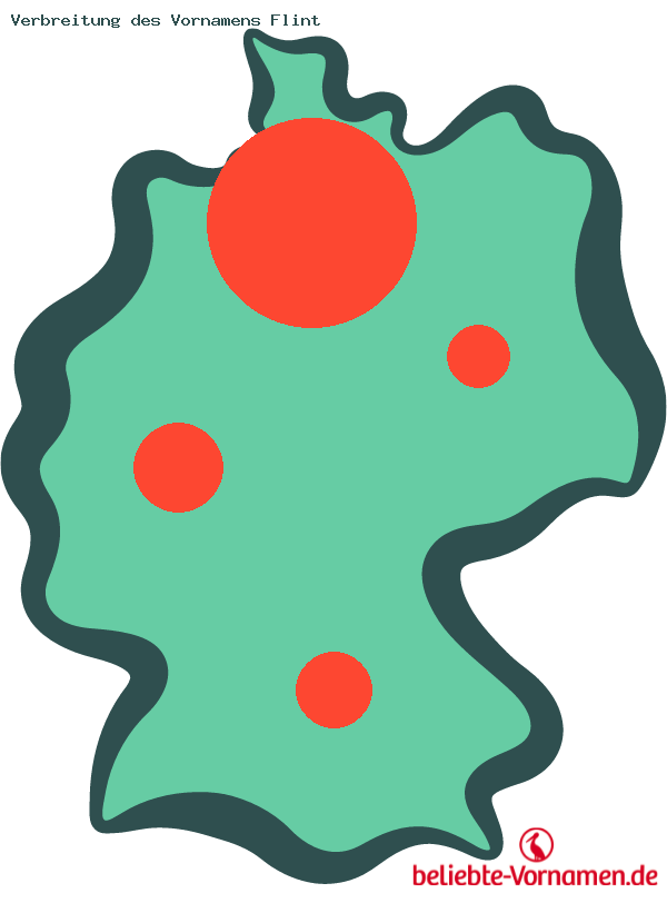 Verbreitung des Vornamens Flint
