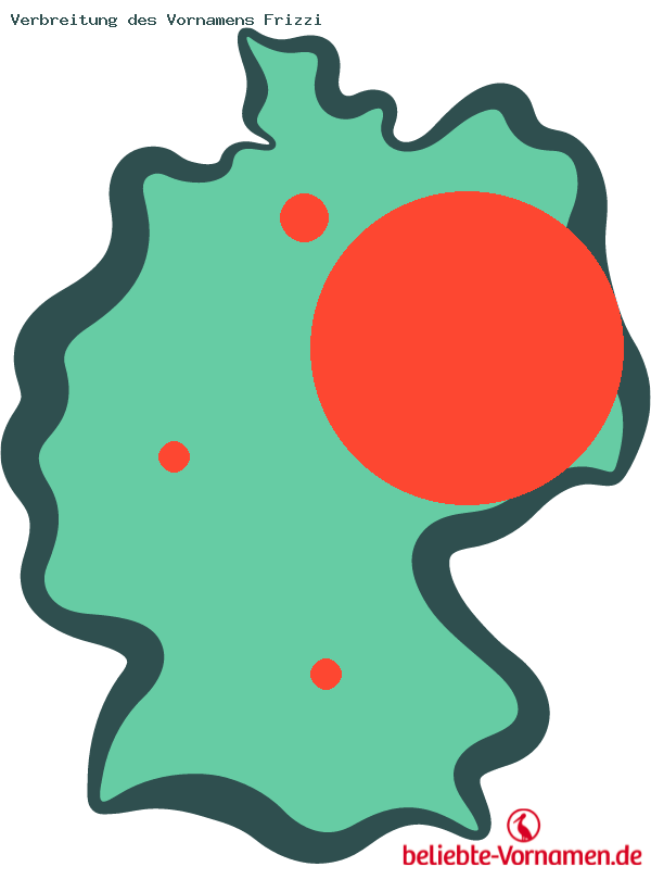 Verbreitung des Vornamens Frizzi