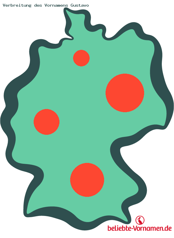 Verbreitung des Vornamens Gustavo