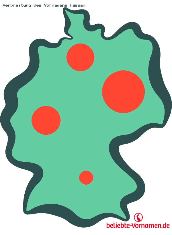 Verbreitung des Vornamens Hassan