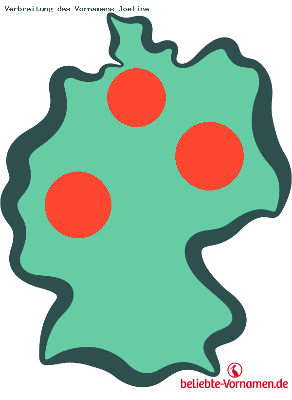 Verbreitung des Vornamens Joeline