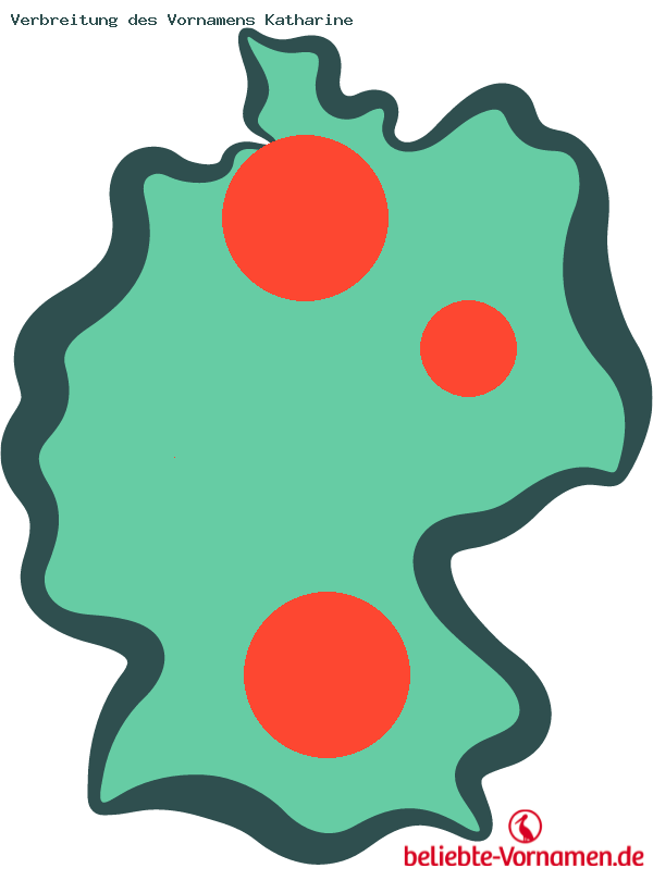 Verbreitung des Vornamens Katharine