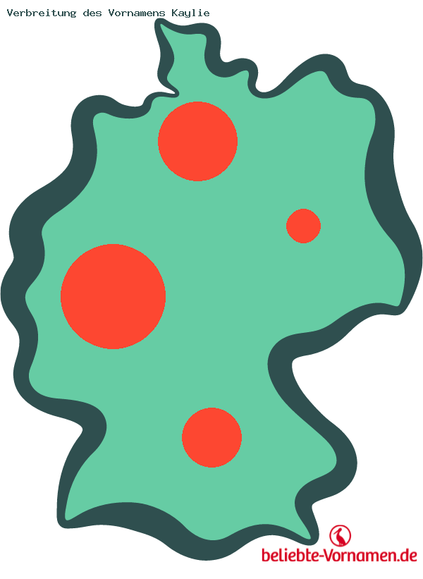 Verbreitung des Vornamens Kaylie