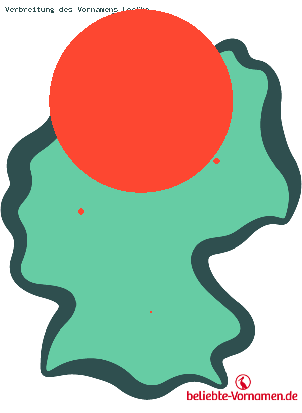 Verbreitung des Vornamens Leefke