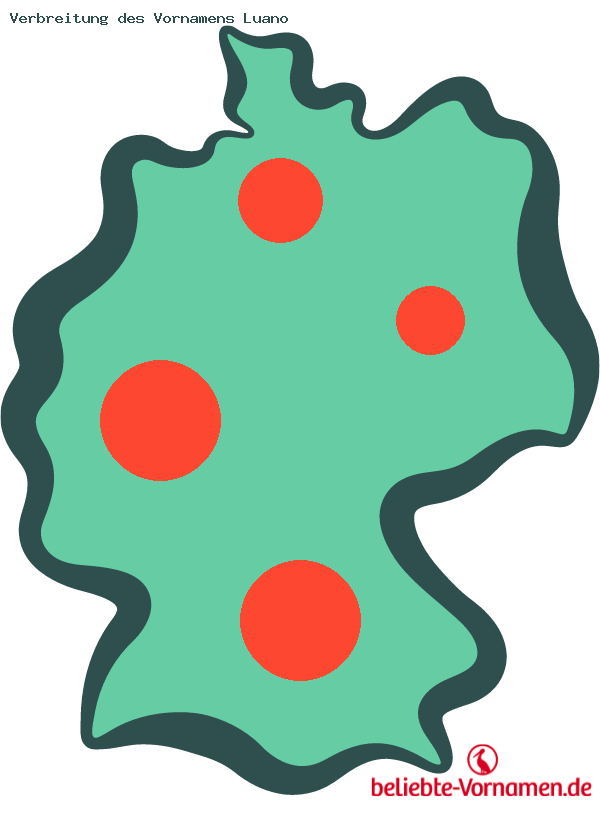 Verbreitung des Vornamens Luano