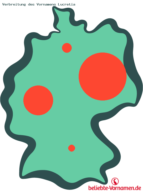 Verbreitung des Vornamens Lucretia