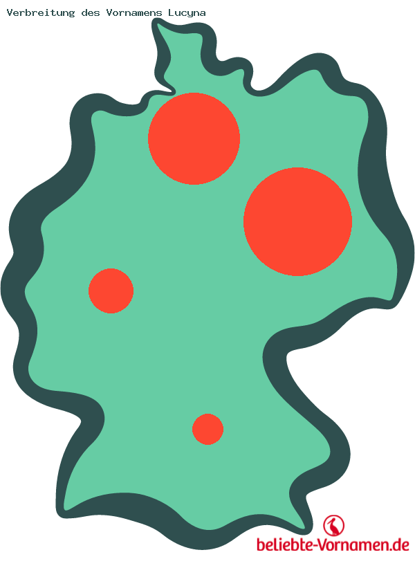 Verbreitung des Vornamens Lucyna
