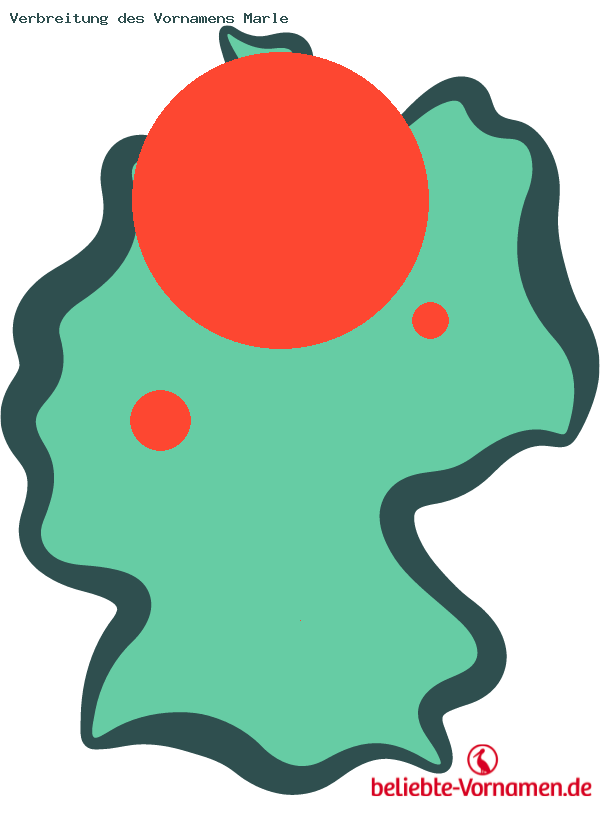 Verbreitung des Vornamens Marle