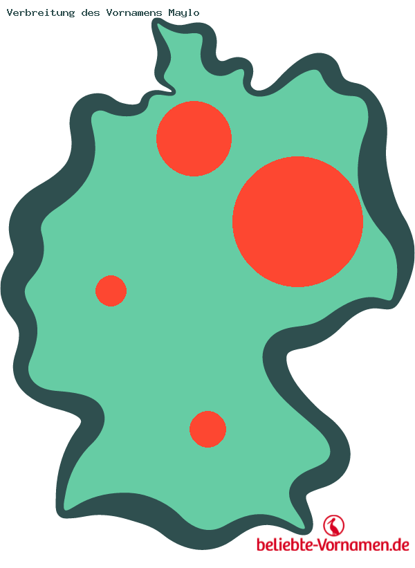Verbreitung des Vornamens Maylo