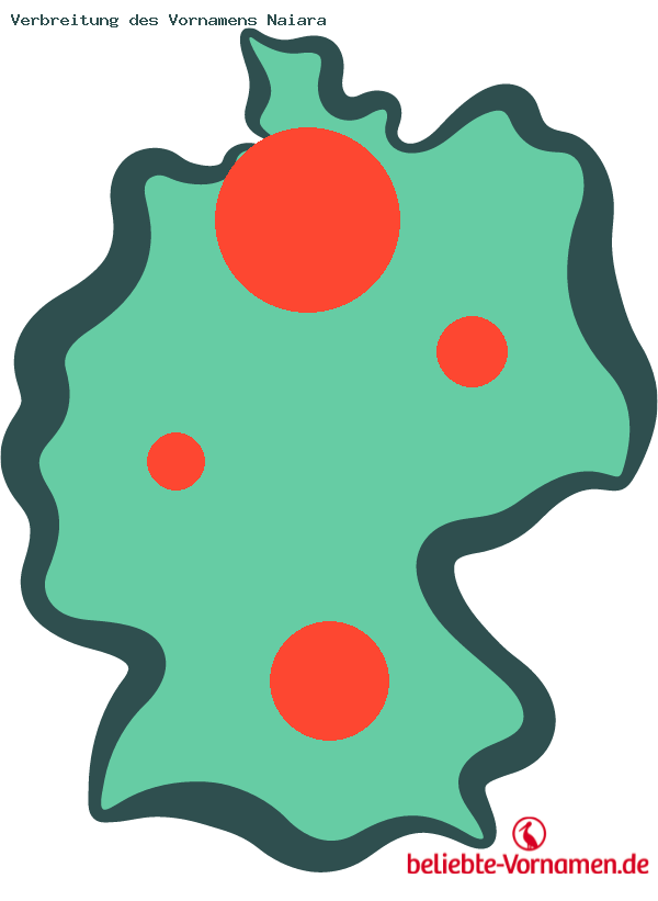 Verbreitung des Vornamens Naiara