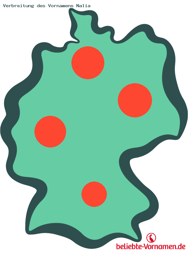 Verbreitung des Vornamens Nalia