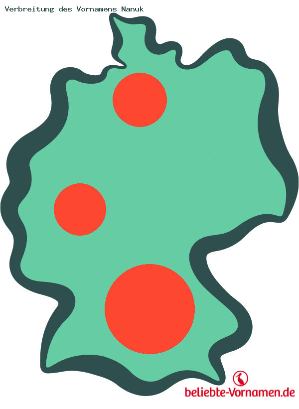 Verbreitung des Vornamens Nanuk
