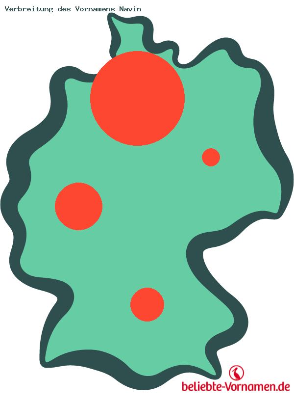 Verbreitung des Vornamens Navin