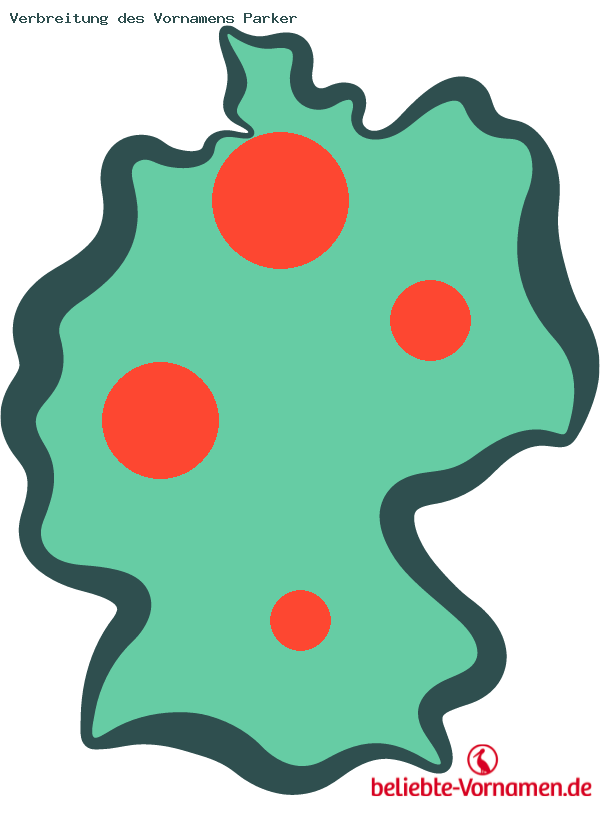 Verbreitung des Vornamens Parker