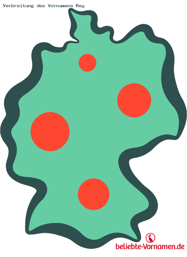 Verbreitung des Vornamens Rey