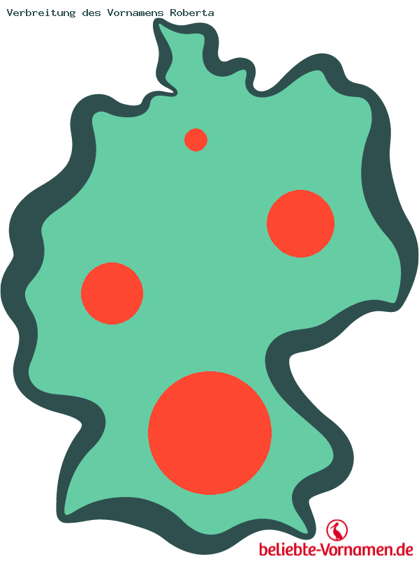 Verbreitung des Vornamens Roberta