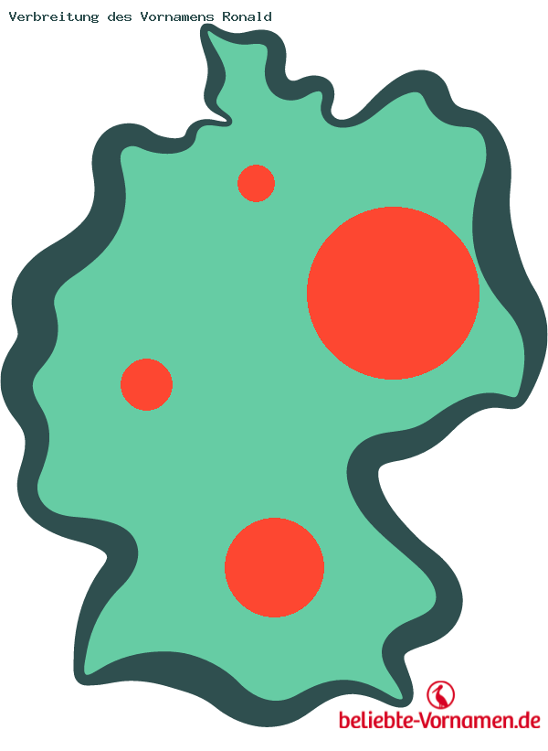 Verbreitung des Vornamens Ronald