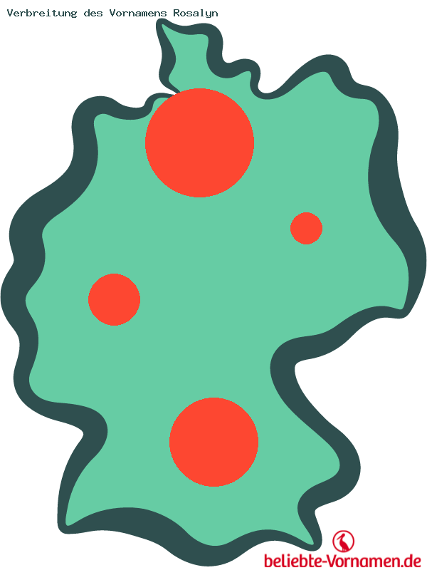 Verbreitung des Vornamens Rosalyn