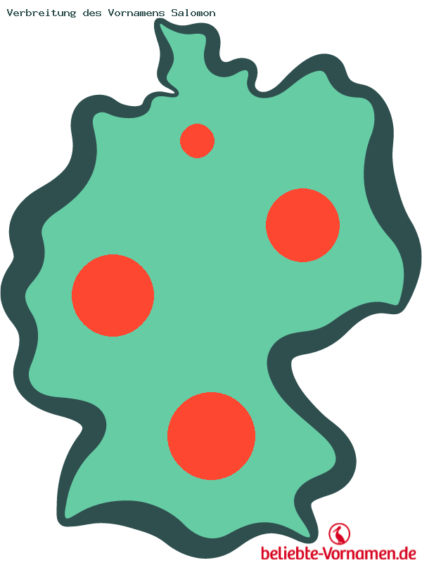 Verbreitung des Vornamens Salomon