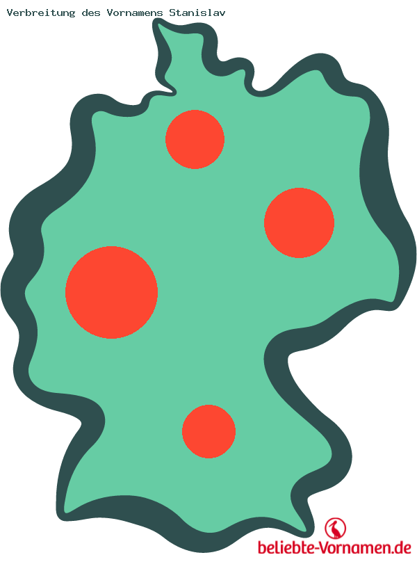 Verbreitung des Vornamens Stanislav