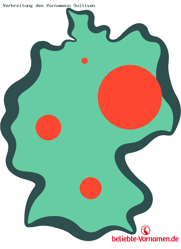 Verbreitung des Vornamens Sullivan