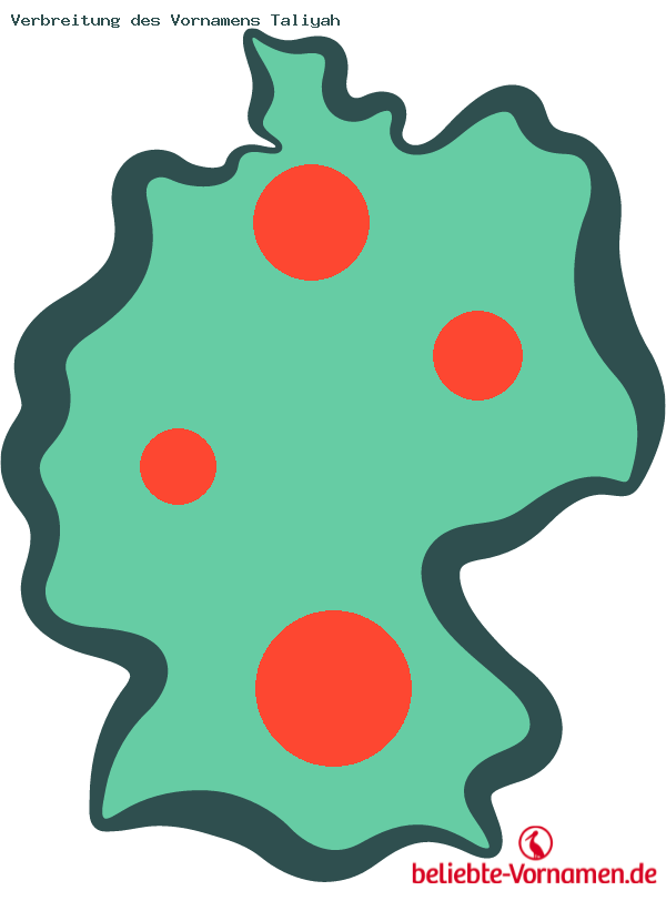 Verbreitung des Vornamens Taliyah