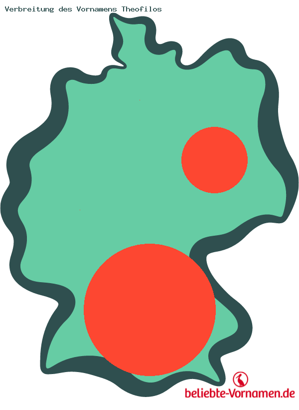 Verbreitung des Vornamens Theofilos