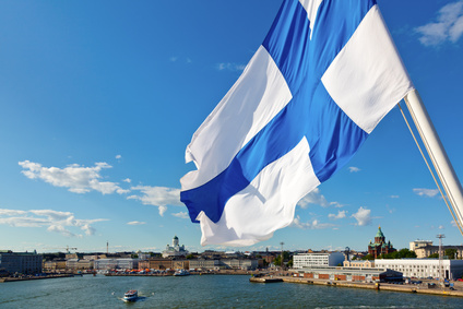 Finnische Flagge © Dmitry Naumov - Fotolia.com