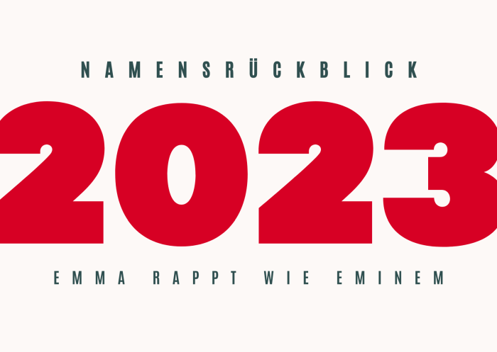 Namensrückblick 2023
