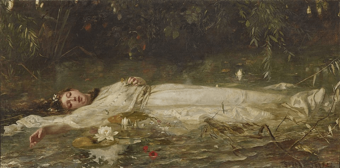 Ophelia von Friedrich Heyser (entstanden um 1900)
