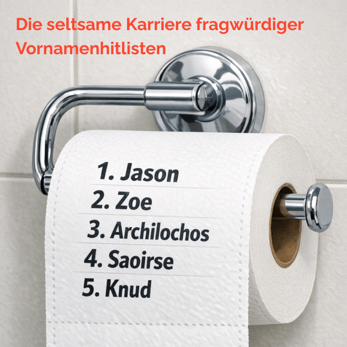 Die seltsame Karriere fragwürdiger Vornamenhitlisten