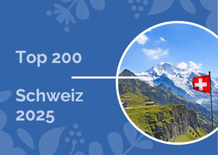 Top 200 Schweiz 2025